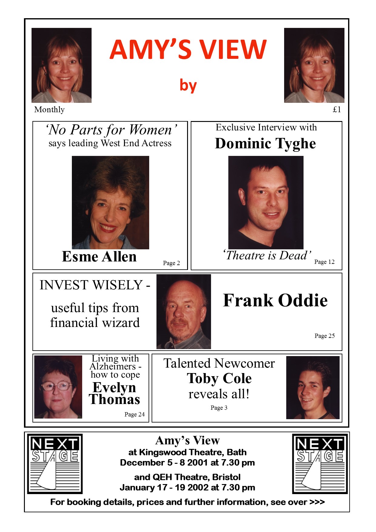 Amy's View by David Hare — Next Stage Theatre Company